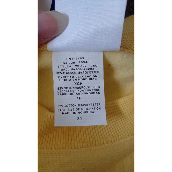 NWT Women's Champion Reverse Weave Cropped Pullover Sweatshirt, XS - Picture 12 of 12